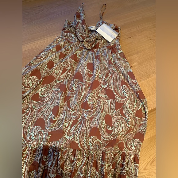 NWT A.L.C. Laura Printed Maxi Dress - Picture 10 of 16